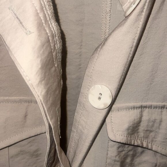 NWT Lulus “Got My Approval” Beige Utility Romper - Picture 9 of 9